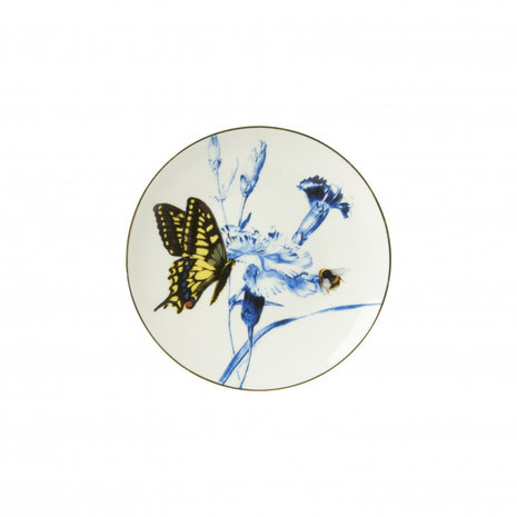 Heinen Delfts Blauw  Wandteller Queen's Page Heinen Delfts Blauw  Wandteller Queen's Page
