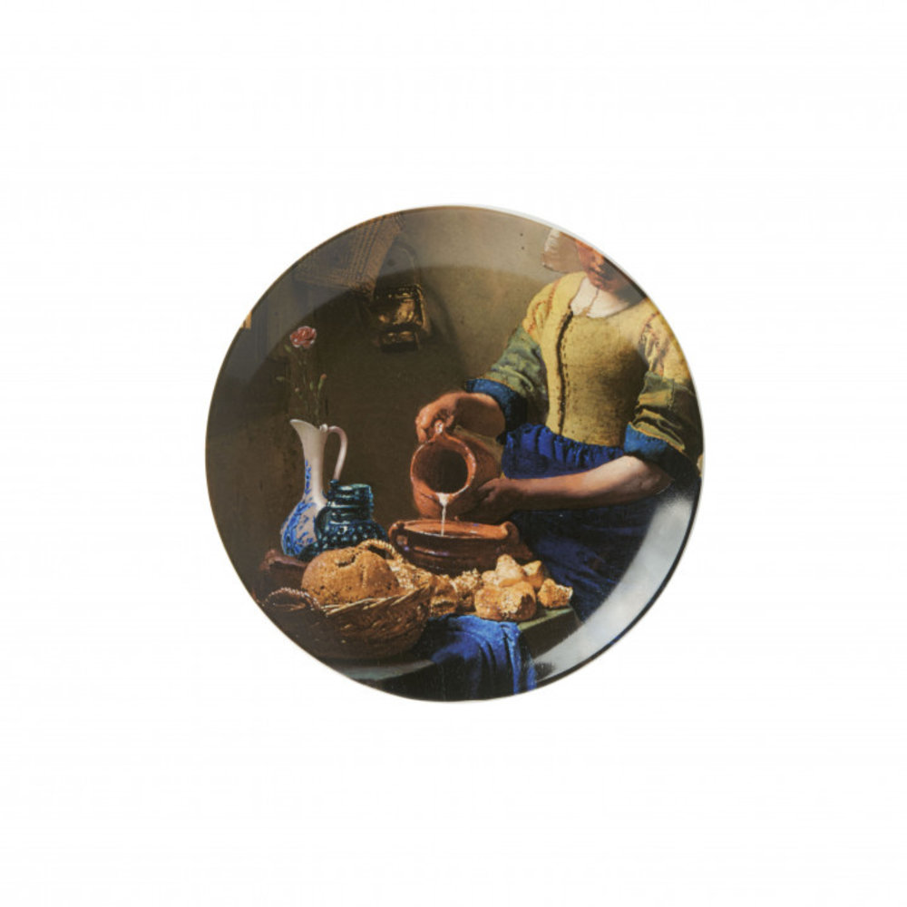 Heinen Delfts Blauw  Piatto da parete Milkmaid con brocca