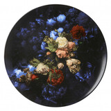 Heinen Delfts Blauw Tallerken Stilleben med blomster Heinen Delfts Blauw Tallerken Stilleben med blomster
