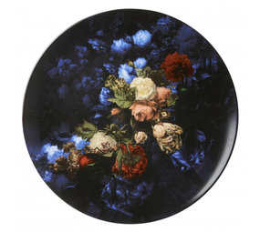 Heinen Delfts Blauw Plato Bodegón con flores Heinen Delfts Blauw Plato Bodegón con flores