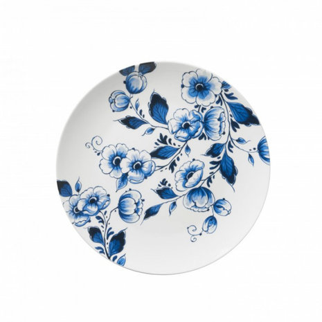 Heinen Delfts Blauw  Plate flower large Heinen Delfts Blauw  Plate flower large