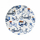 Heinen Delfts Blauw Bord fietsen groot Heinen Delfts Blauw Bord fietsen groot