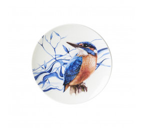 Heinen Delfts Blauw Piatto Martin Pescatore