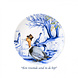 Heinen Delfts Blauw Bord spreekwoord Eend Heinen Delfts Blauw Bord spreekwoord Eend