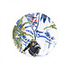 Heinen Delfts Blauw Bord spreekwoord Aap Heinen Delfts Blauw Bord spreekwoord Aap