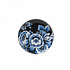 Teller Blume dunkel Teller Blume dunkel