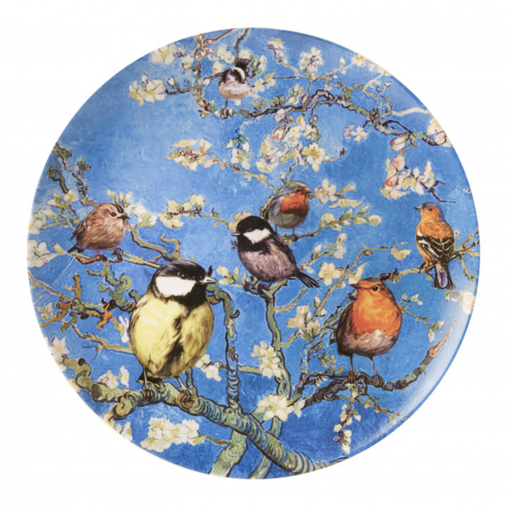 Heinen Delfts Blauw Platte Vögel von Van Gogh Heinen Delfts Blauw Platte Vögel von Van Gogh