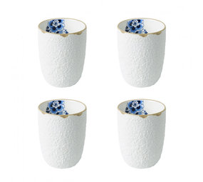 Heinen Delfts Blauw Set di 4 tazze da caffè Blue Blossom