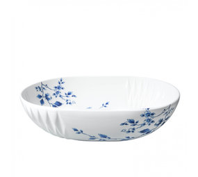 Heinen Delfts Blauw Schaal Blauw Vouw