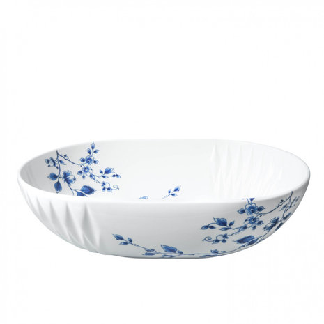 Heinen Delfts Blauw  Bowl Blue Fold