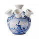 Heinen Delfts Blauw Tulpenvaas glad landschap Heinen Delfts Blauw Tulpenvaas glad landschap