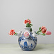 Heinen Delfts Blauw Tulpenvaas glad landschap Heinen Delfts Blauw Tulpenvaas glad landschap