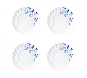 Heinen Delfts Blauw Blue Fold morgenmadstallerken sæt med 4 stk