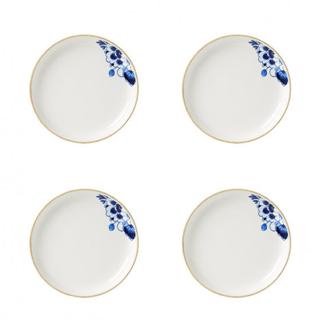 Heinen Delfts Blauw  Set di 4 pirofile Blue Blossom