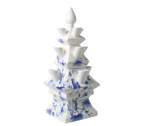 Heinen Delfts Blauw Tulpenvaas 3-delig Aapjes Heinen Delfts Blauw Tulpenvaas 3-delig Aapjes