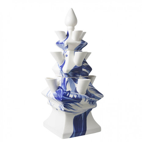Heinen Delfts Blauw Tulpenvaas 3-delig Tulp Heinen Delfts Blauw Tulpenvaas 3-delig Tulp