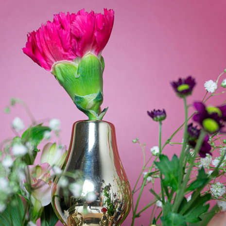 Heinen Delfts Blauw Tulpenvaas 3-delig Goud Heinen Delfts Blauw Tulpenvaas 3-delig Goud