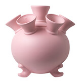 Heinen Delfts Blauw Vaso per tulipani su piedini XL Rosa KLEI