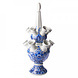 Heinen Delfts Blauw Tulpenvaas 2-delig bloemmotief Heinen Delfts Blauw Tulpenvaas 2-delig bloemmotief