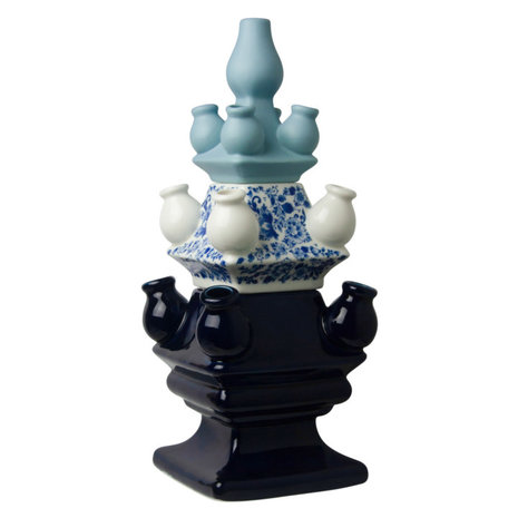 Heinen Delfts Blauw Jarrón tulipán Stacking Madness Delft Azul Heinen Delfts Blauw Jarrón tulipán Stacking Madness Delft Azul