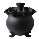 Heinen Delfts Blauw Tulipan vase på fødder XL Black KLEI