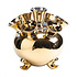 Vase tulipe sur pieds XL Gold