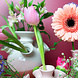Heinen Delfts Blauw Tulpenvaas op pootjes Wit groot Heinen Delfts Blauw Tulpenvaas op pootjes Wit groot
