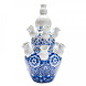 Heinen Delfts Blauw Tulpenvaas glad bloemmotief Heinen Delfts Blauw Tulpenvaas glad bloemmotief