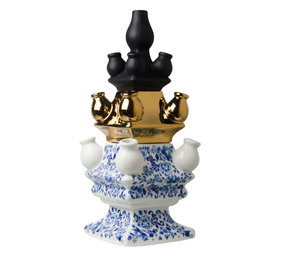Heinen Delfts Blauw Tulip vase Stack Madness Flower pattern mix 4 Heinen Delfts Blauw Tulip vase Stack Madness Flower pattern mix 4