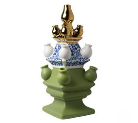 Heinen Delfts Blauw Tulip vase Stack Madness Flower pattern mix 2 Heinen Delfts Blauw Tulip vase Stack Madness Flower pattern mix 2