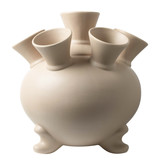 Heinen Delfts Blauw Vase tulipe sur pieds XL taupe KLEI