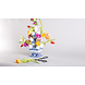 Heinen Delfts Blauw Stapelgekte Bloemmotief top Heinen Delfts Blauw Stapelgekte Bloemmotief top
