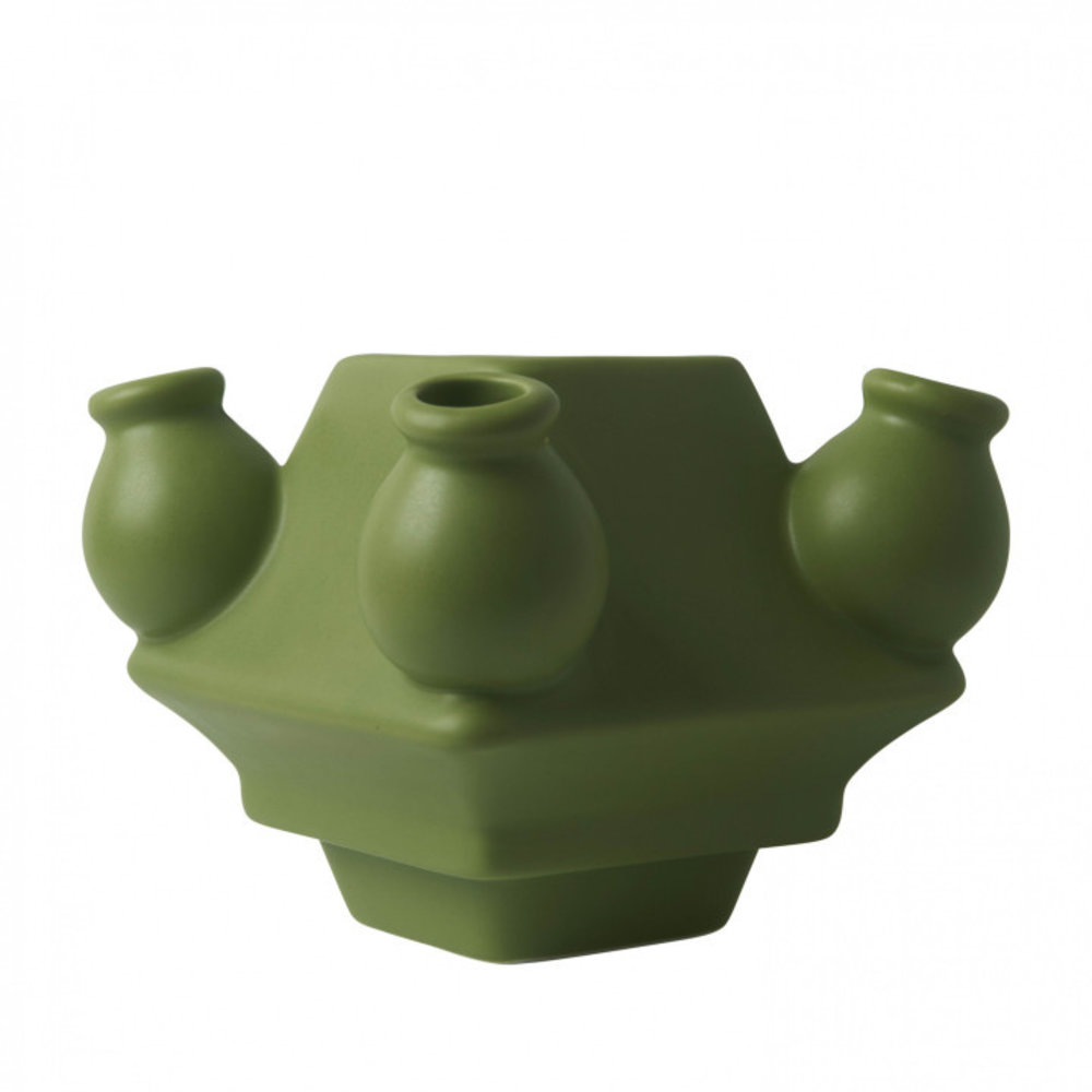 Heinen Delfts Blauw Pazzia impilabile Tappetino verde centrale