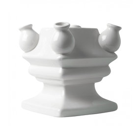 Heinen Delfts Blauw Folie d'empilage Fond blanc