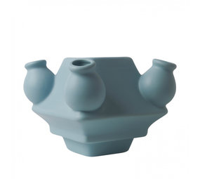 Heinen Delfts Blauw Folie empilable Bleu clair mat au milieu