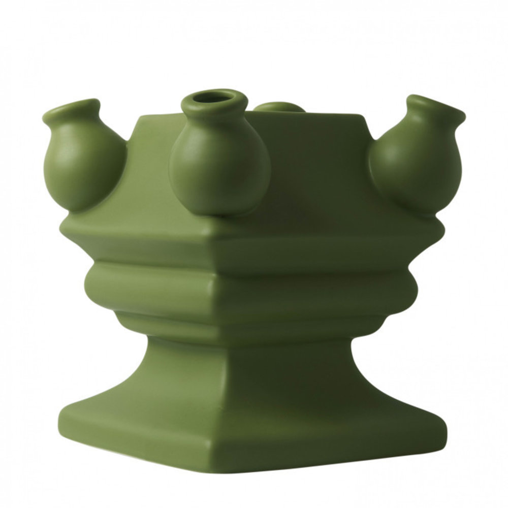 Heinen Delfts Blauw Stacking madness Green mat bottom Heinen Delfts Blauw Stacking madness Green mat bottom
