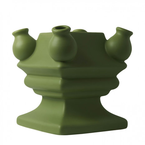 Heinen Delfts Blauw Stacking madness Green mat bottom Heinen Delfts Blauw Stacking madness Green mat bottom