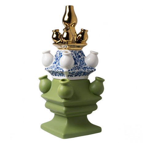 Heinen Delfts Blauw Stacking Madness Green matte top