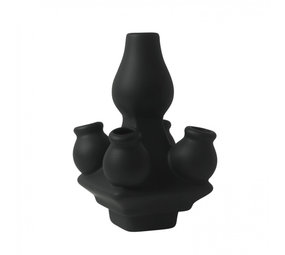 Heinen Delfts Blauw Stacking madness Black matt top Heinen Delfts Blauw Stacking madness Black matt top