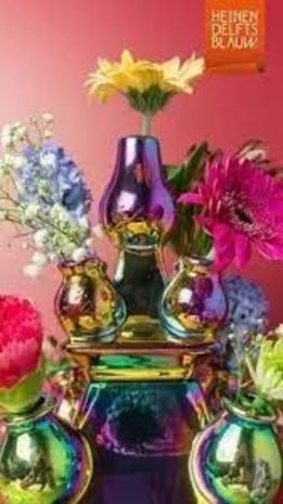 Heinen Delfts Blauw Folie empilable Top arc-en-ciel Heinen Delfts Blauw Folie empilable Top arc-en-ciel