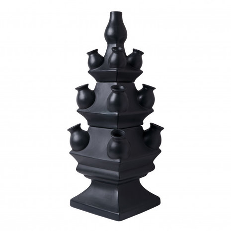 Heinen Delfts Blauw Locura apilable Centro negro mate Heinen Delfts Blauw Locura apilable Centro negro mate