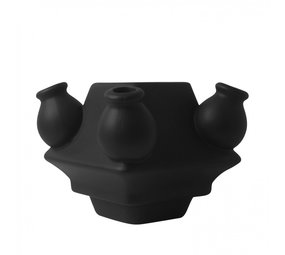 Heinen Delfts Blauw Locura apilable Centro negro mate Heinen Delfts Blauw Locura apilable Centro negro mate