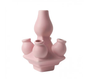 Heinen Delfts Blauw Stapelgekte Roze mat top Heinen Delfts Blauw Stapelgekte Roze mat top