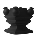 Heinen Delfts Blauw Folie d'empilage Fond noir mat