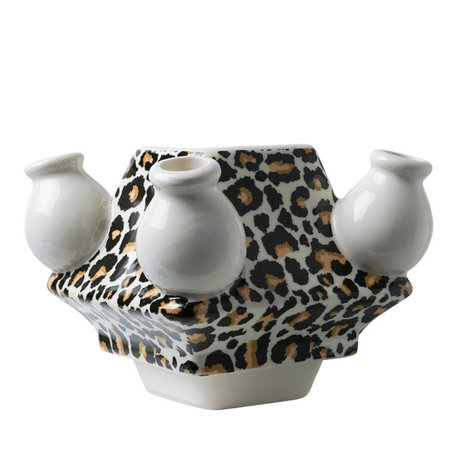 Heinen Delfts Blauw Pazzia di impilare il centro Panther