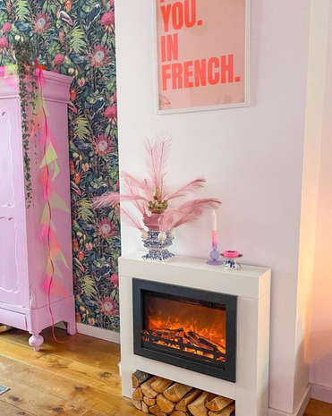 Heinen Delfts Blauw Tapa dorada apilada