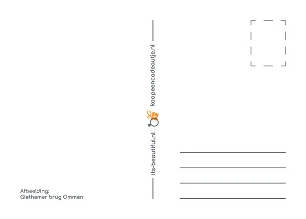 Postcard Ommen | Giethem Bridge