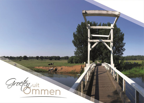 Ansichtkaarten Ommen Set van 3 | Museum, Kasteel en Voetbrug Ansichtkaarten Ommen Set van 3 | Museum, Kasteel en Voetbrug