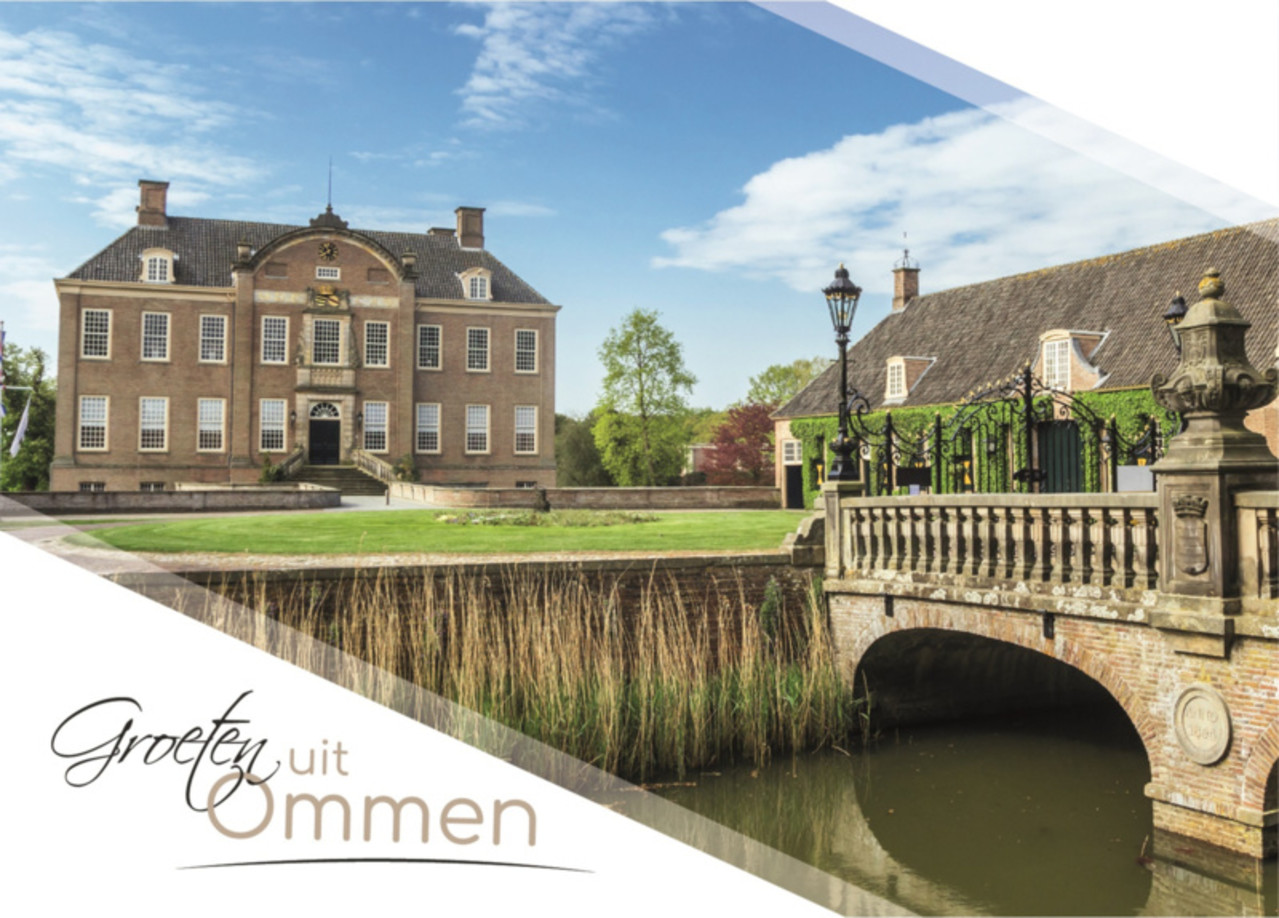 Ansichtkaarten Ommen Set van 3 | Museum, Kasteel en Voetbrug Ansichtkaarten Ommen Set van 3 | Museum, Kasteel en Voetbrug