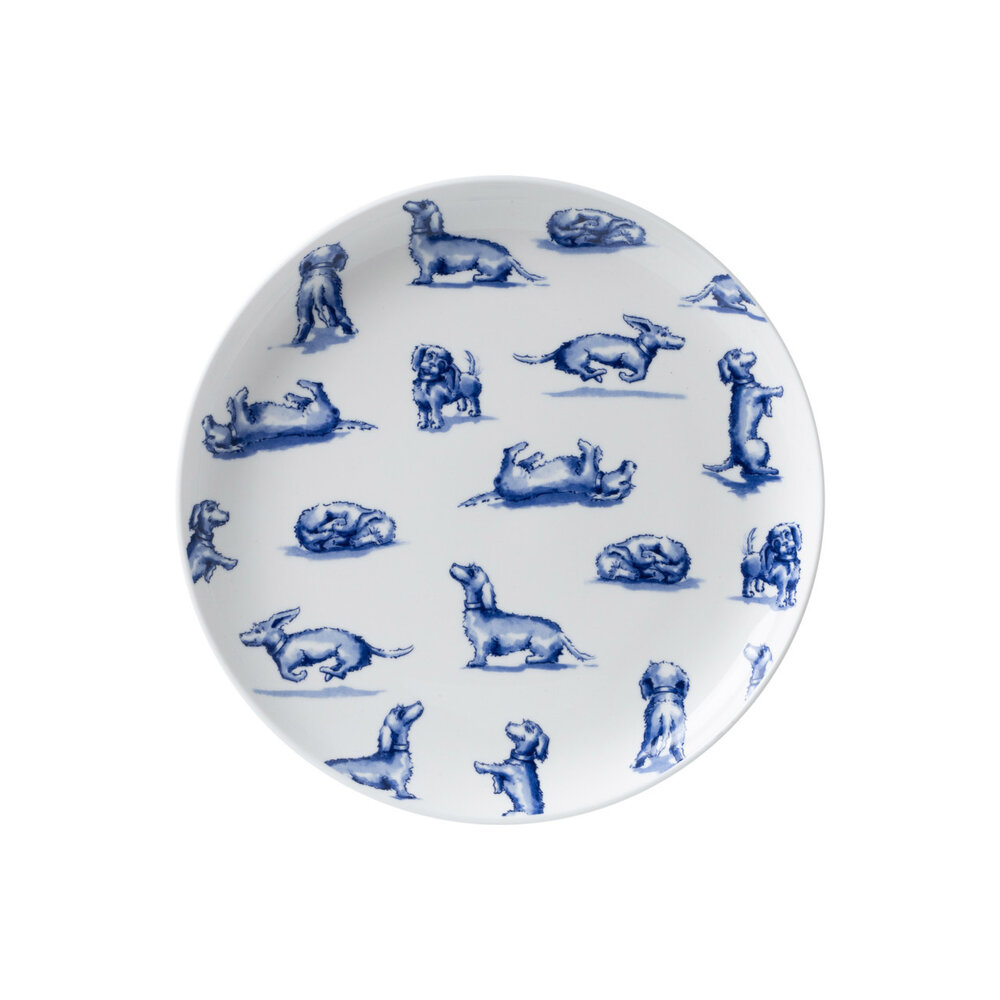 Heinen Delfts Blauw Piatto da colazione Bassotto Nhaan